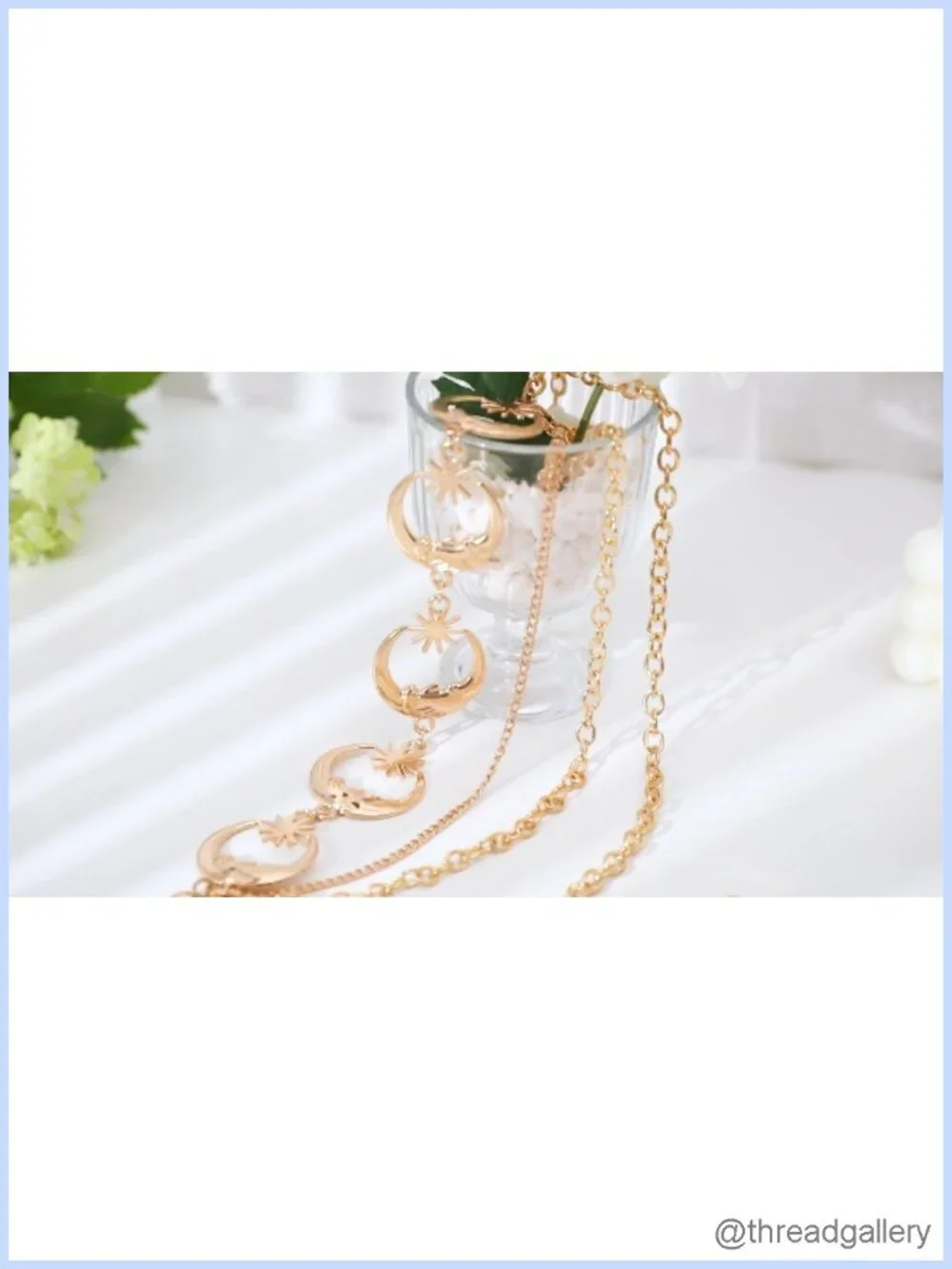 FIORETTO Metal Waist Chain Belt for Women Adjustable Layered Chain Belt for